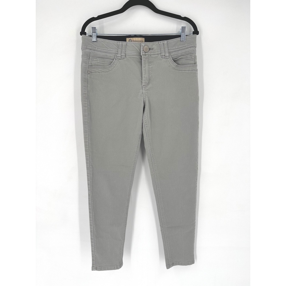 Democracy "AB" Technology Womens Size 10 Light Gray Skinny‎ Jeans Pants